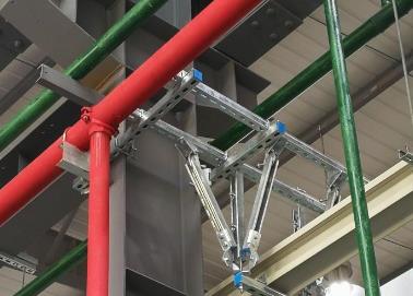 偃师该抗震支架的整体式支吊架结构协调性好